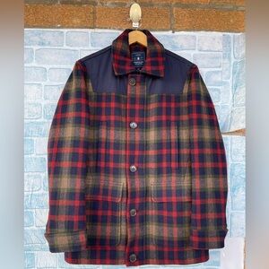 Frank And Oak lumberjack wool jacket size medium